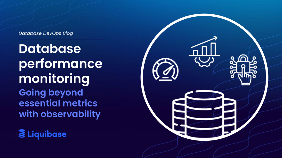 Database monitoring dashboard and performance metrics